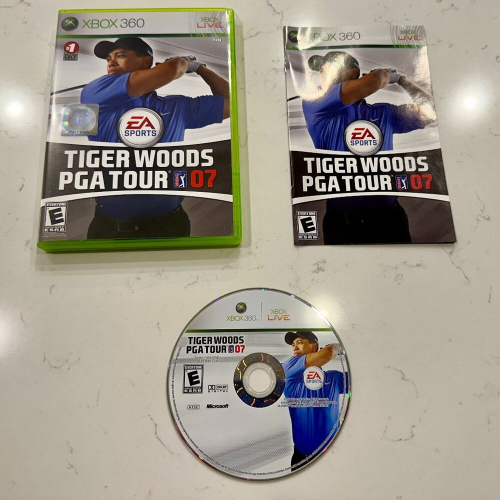 EA Sports Tiger Woods PGA Tour 2007 XBOX 360 - XBOX LIVE - Includes Manual